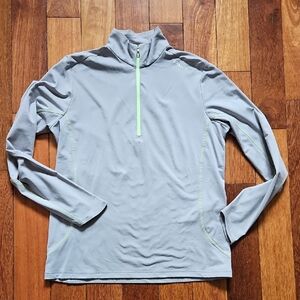 Ralph Lauren Gray Performance Jacket with Neon Accents Womens Size Large